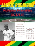 Black History Month Jackie Robinson Learn Factors and Mult