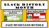 Black History Month: Jazz Musicians Worksheet Bundle
