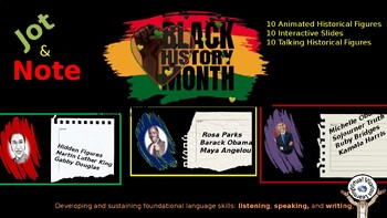 Preview of Black History Month Jot & Note