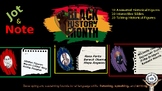 Black History Month Jot & Note