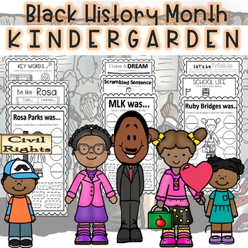 Preview of Black History Month Kindergarden Activities