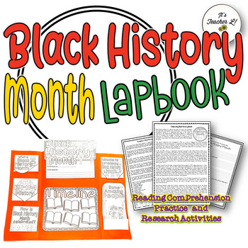 Black History Month Lapbook with Reading Comprehension Activities