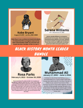 Preview of Black History Month - Leader Bundle