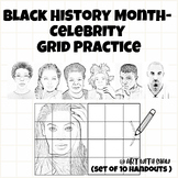 Black History Month/ Learning to Draw/ Set of 10 Celebrity
