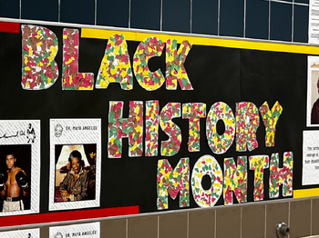 Preview of Black History Month Letter Decor