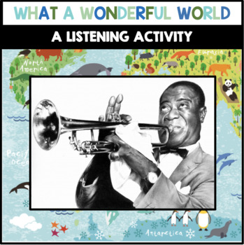 Preview of What A Wonderful World | Black History Month Listening Activity