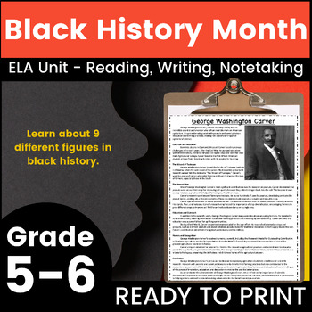 Preview of Black History Month Martin Luther King Day Social Studies Reading Comprehension