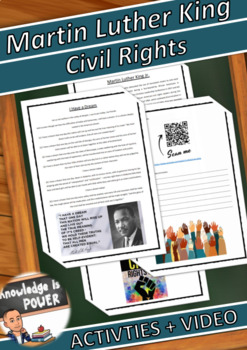 Preview of Black History Month + Martin Luther King Activities