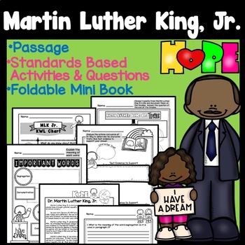 Preview of Black History Month: Martin Luther King Jr. Activities