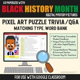 Black History Month Matching Type Trivia / Question & Answer