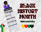 Black History Month Math Activity