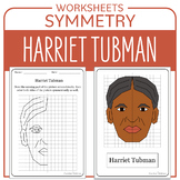Black History Month Math Activity Harriet Tubman Symmetry 