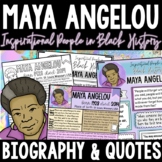 Black History Month: Maya Angelou Biography and Quotes
