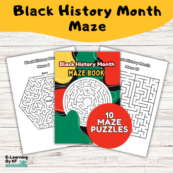 Preview of Black History Month Maze Challenge