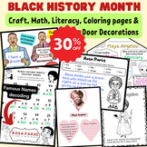 Black History Month Mega Bundle: Crafts, Math, Literacy, C
