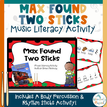 Preview of Black History Month Music Activity | Max Found Two Sticks