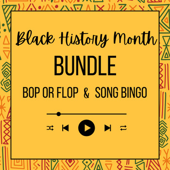 Preview of Black History Month: Music Class Bundle