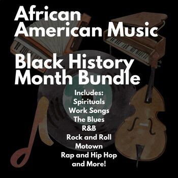 Preview of African American Music (Black History Month Bundle)