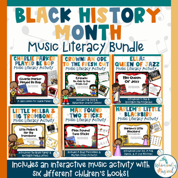 Preview of Black History Month Music Literacy Bundle
