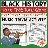 Black History Month Music Name That Tune Trivia Game | Mus
