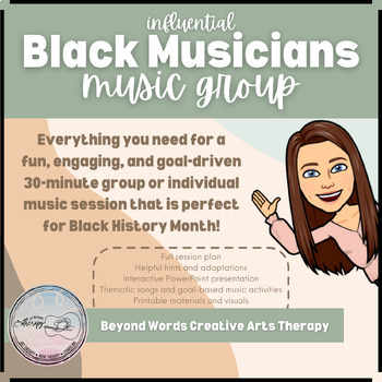Preview of Black History Month | Music Therapy, Music Education, Special Education