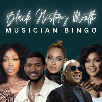 Preview of Black History Month Musician BINGO!