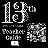 Black History Month Netflix>13th>Movie Guide with printabl