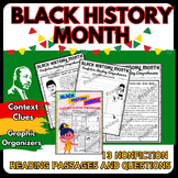 Black History Month Nonfiction Reading Comprehension Passa