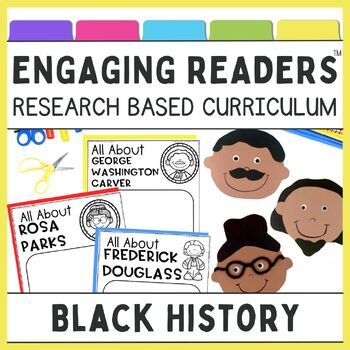 Preview of Black History Month Activities - Reading Comprehension & Crafts for Kindergarten