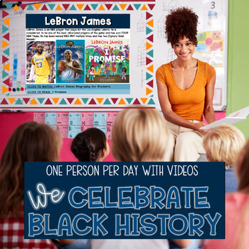Preview of Black History Month | One Person Each Day With Videos and Biography