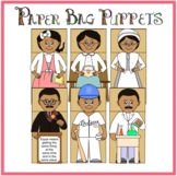 Black History Month Paper Bag Puppets
