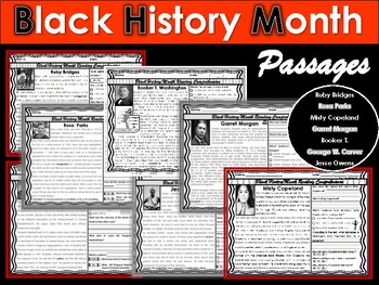 Preview of Black History Month Passage FREEBIE