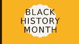 Black History Month "Person of the Day"