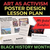 Black History Month: Poster Design Lesson and Worksheet | 