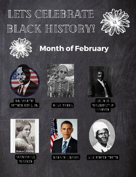 Preview of Black History Month Poster/Printable Set