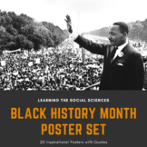 Black History Month Poster Set: 20 Posters with Inspiratio