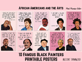 Black History Month Posters, 10 Famous Black Painters, Pink Color