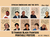 Black History Month Posters, 10 Famous Black Painters, Boho Style