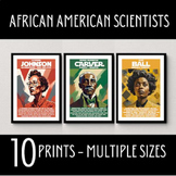 Black History Month Posters, African American Scientists, 