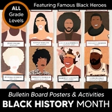 Black History Month Posters Classroom Decor Featuring Blac