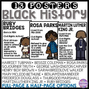 Preview of Black History Month Posters