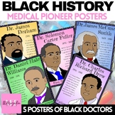 Black History Month Posters Doctors & Medical Pioneers Tim
