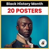 Black History Month Posters for Bulletin Board: PDF plus E