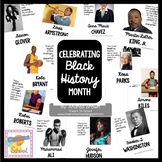 Black History Month Posters of Inspirational People and Quotes