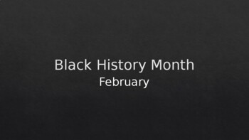 Preview of Black History Month PowerPoint