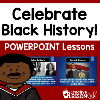 Preview of Black History Month PowerPoint Lessons for Primary Grades