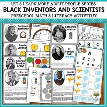 Preview of Black History Month Black Inventors and Scientists Preschool Activities