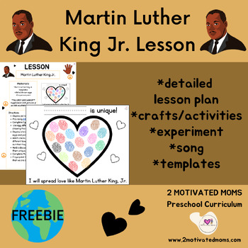 Preview of Black History Month, Preschool, Kindergarten, Martin Luther King Jr, Holiday