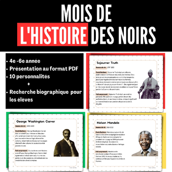 Preview of Black History Month Presentation - Le Mois de l'Histoire des Noirs Présentation