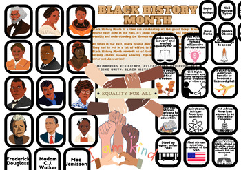 Preview of Black History Month Printables